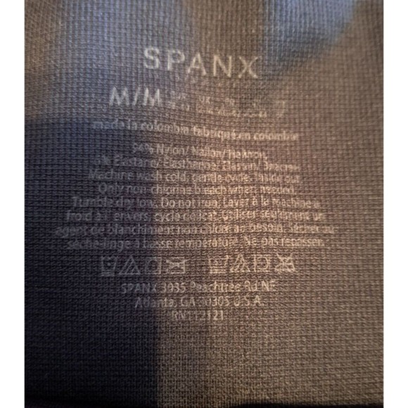 SPANX Black and Grey Camo Leggings Size Medium Women's - Picture 5 of 5